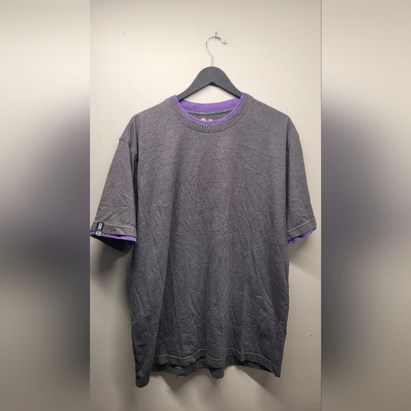 Mens XL taco bell employee shirt grey/purple graphic logo - Picture 2 of 5